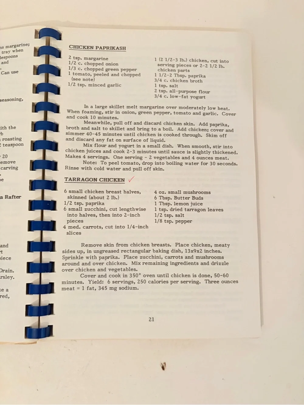 1989 A Book Of Favorite Recipes Cookbook Mt Carmel Illinois Soccer Booster Asso